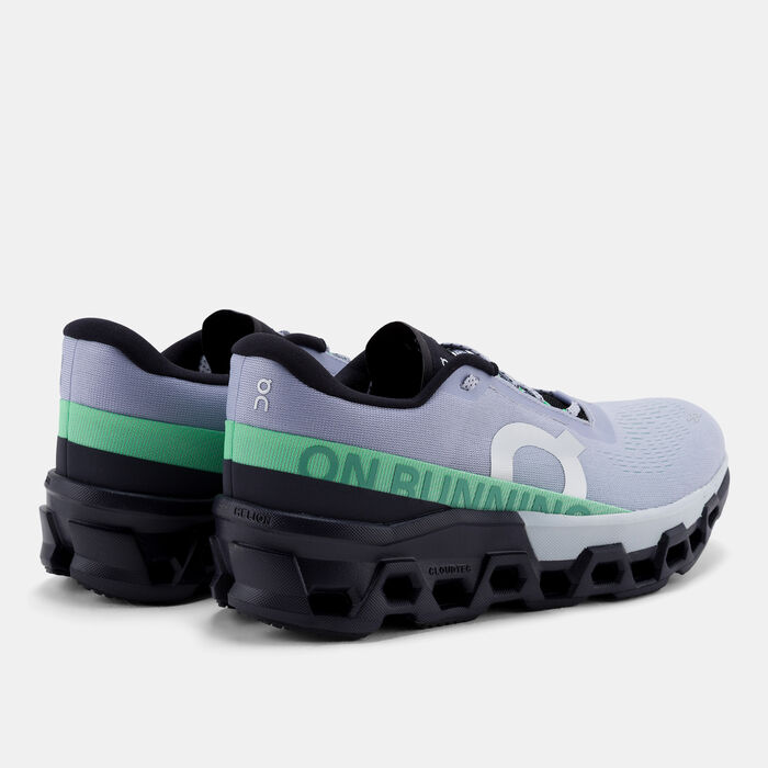 On Women's Cloudmonster 2 Running Shoes Blue On Women's Cloudmonster 2 Running Shoes Blue image number 2