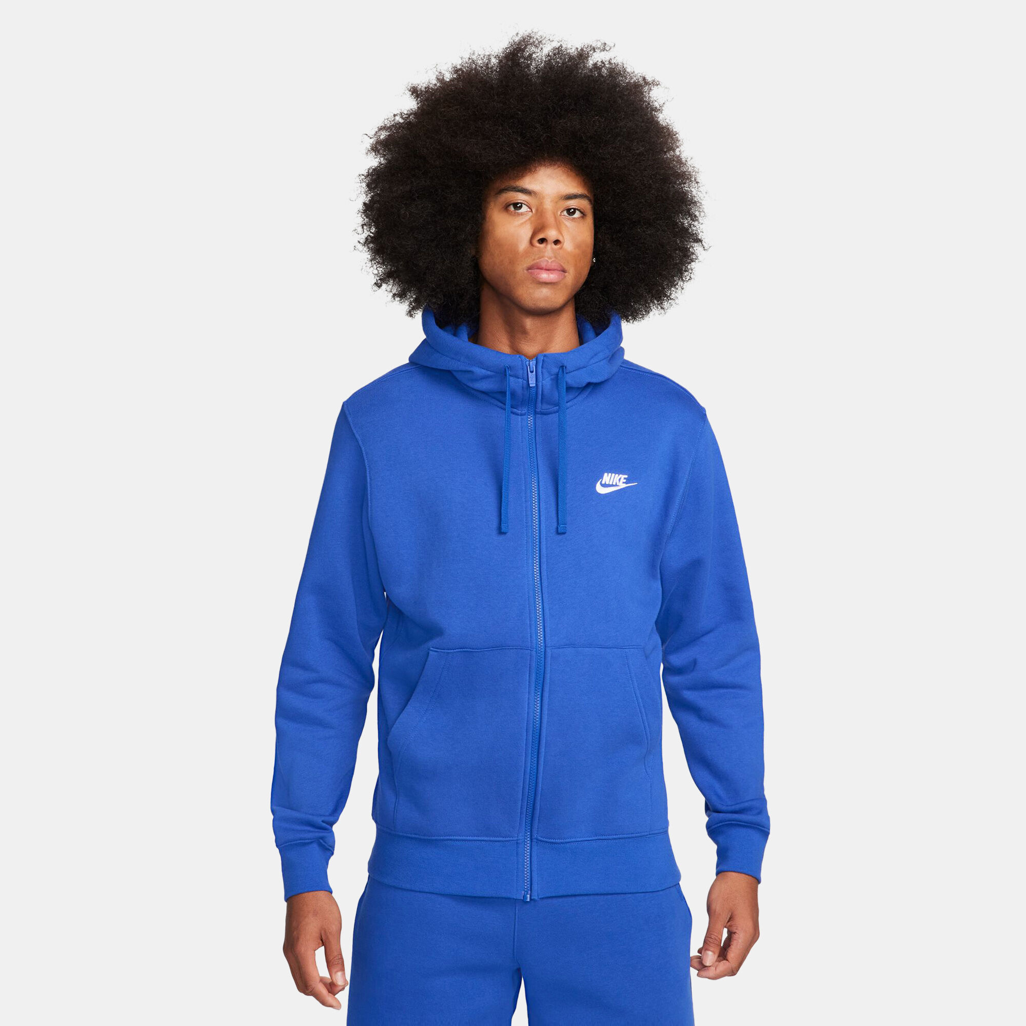 Nike men's classic fleece full zip hoodie store