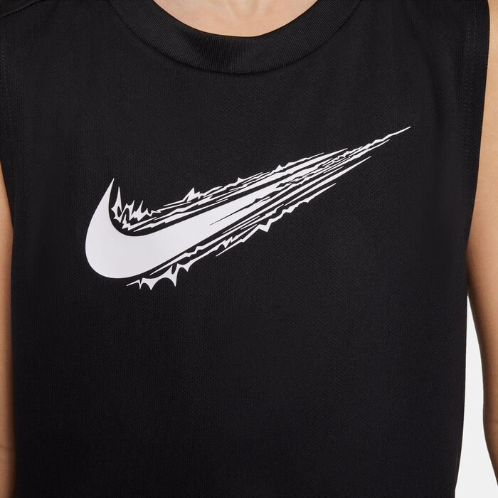 Nike Kids' Multi Dri-FIT Sleeveless T-Shirt Black Nike Kids' Multi Dri-FIT Sleeveless T-Shirt Black image number 4