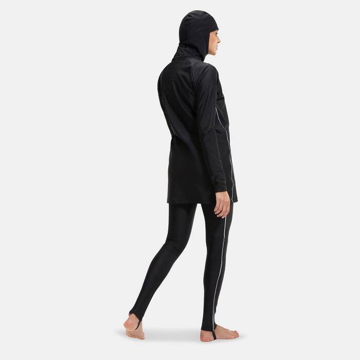 Speedo Women's Modest 3-Piece Swimming Set Black Speedo Women's Modest 3-Piece Swimming Set Black image number 1