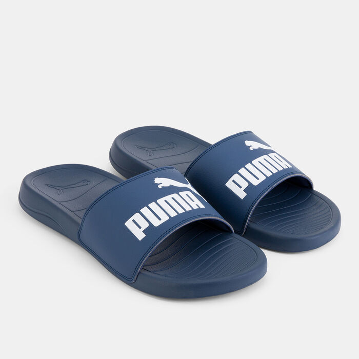 PUMA Women's Popcat 20 Slides Blue PUMA Women's Popcat 20 Slides Blue image number 0
