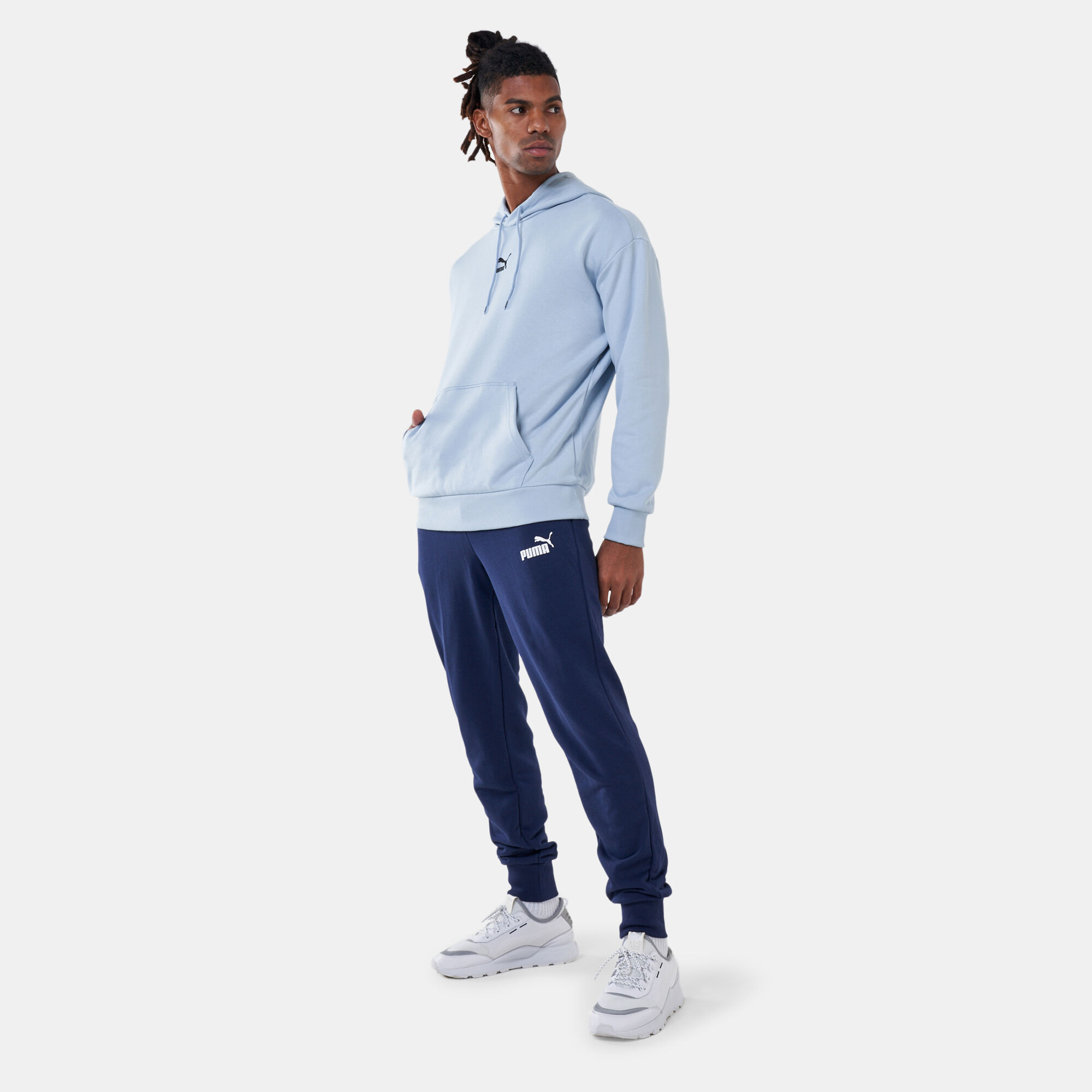 Men s Essentials Logo Sweatpants Blue PUMA in KSA SSS