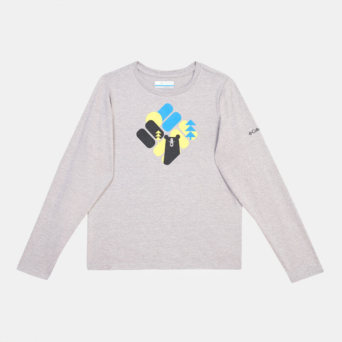 Columbia Kids' Dobson Pass Graphic T-Shirt Grey Columbia Kids' Dobson Pass Graphic T-Shirt Grey image number 0
