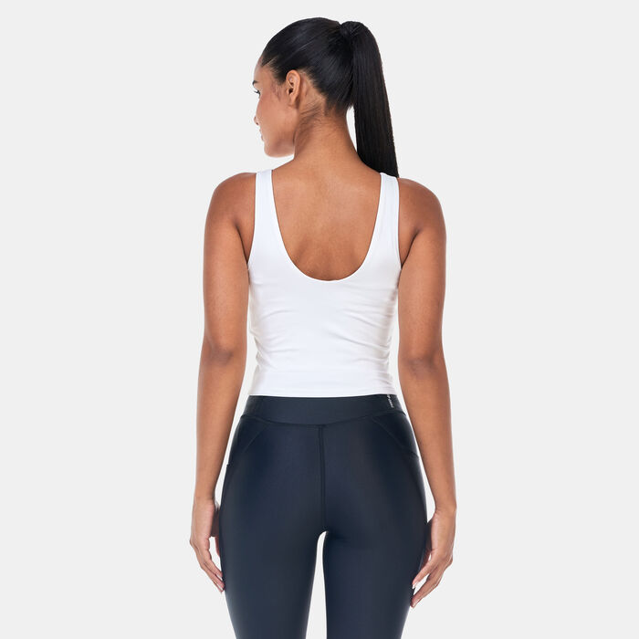 Under Armour Women's Motion Training Tank Top White Under Armour Women's Motion Training Tank Top White image number 1