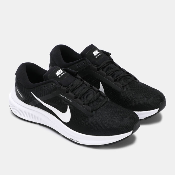 Nike Women's Air Zoom Structure 24 Shoe Black image number 1