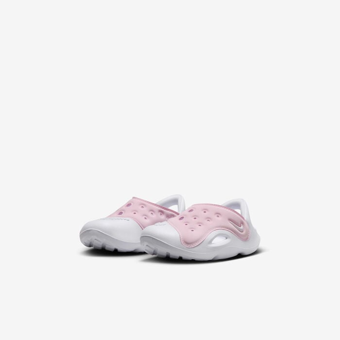 Nike Kids' Aqua Swoosh Sandals Pink Nike Kids' Aqua Swoosh Sandals Pink image number 4