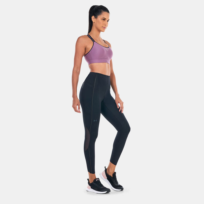 Under Armour Women's UA RUSH™ Vent Ankle Leggings Black Under Armour Women's UA RUSH™ Vent Ankle Leggings Black image number 2