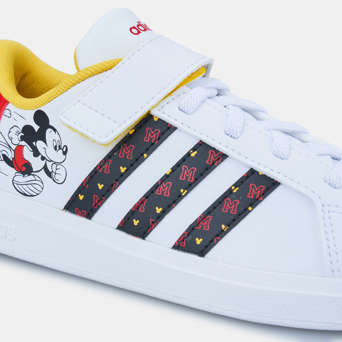 adidas Kids' x Disney Grand Court Mickey Shoe White image number 4