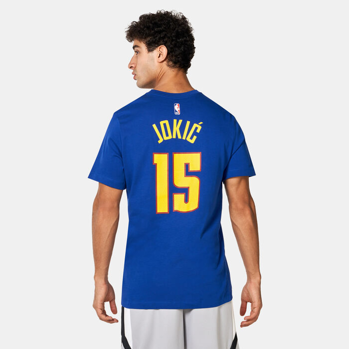 Jordan Men's NBA Denver Nuggets Nikola Jokic Statement Edition T-Shirt Blue Jordan Men's NBA Denver Nuggets Nikola Jokic Statement Edition T-Shirt Blue image number 2