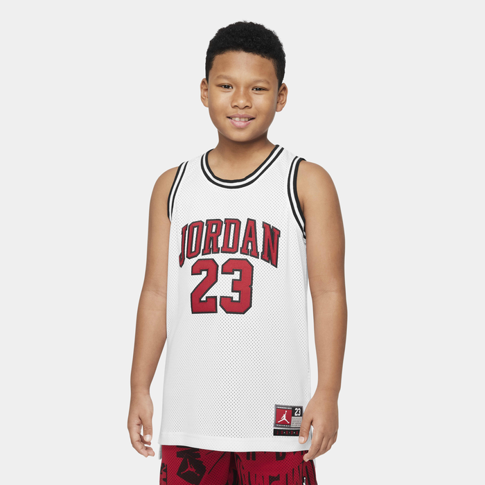 Jordan Kids' 23 Jersey White Jordan Kids' 23 Jersey White image number 0