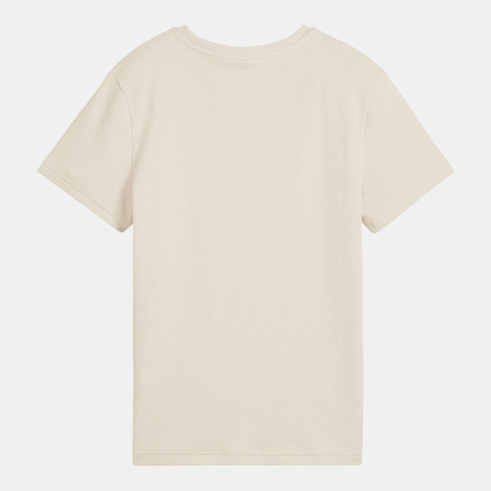 PUMA Women's HER T-Shirt Beige PUMA Women's HER T-Shirt Beige image number 1