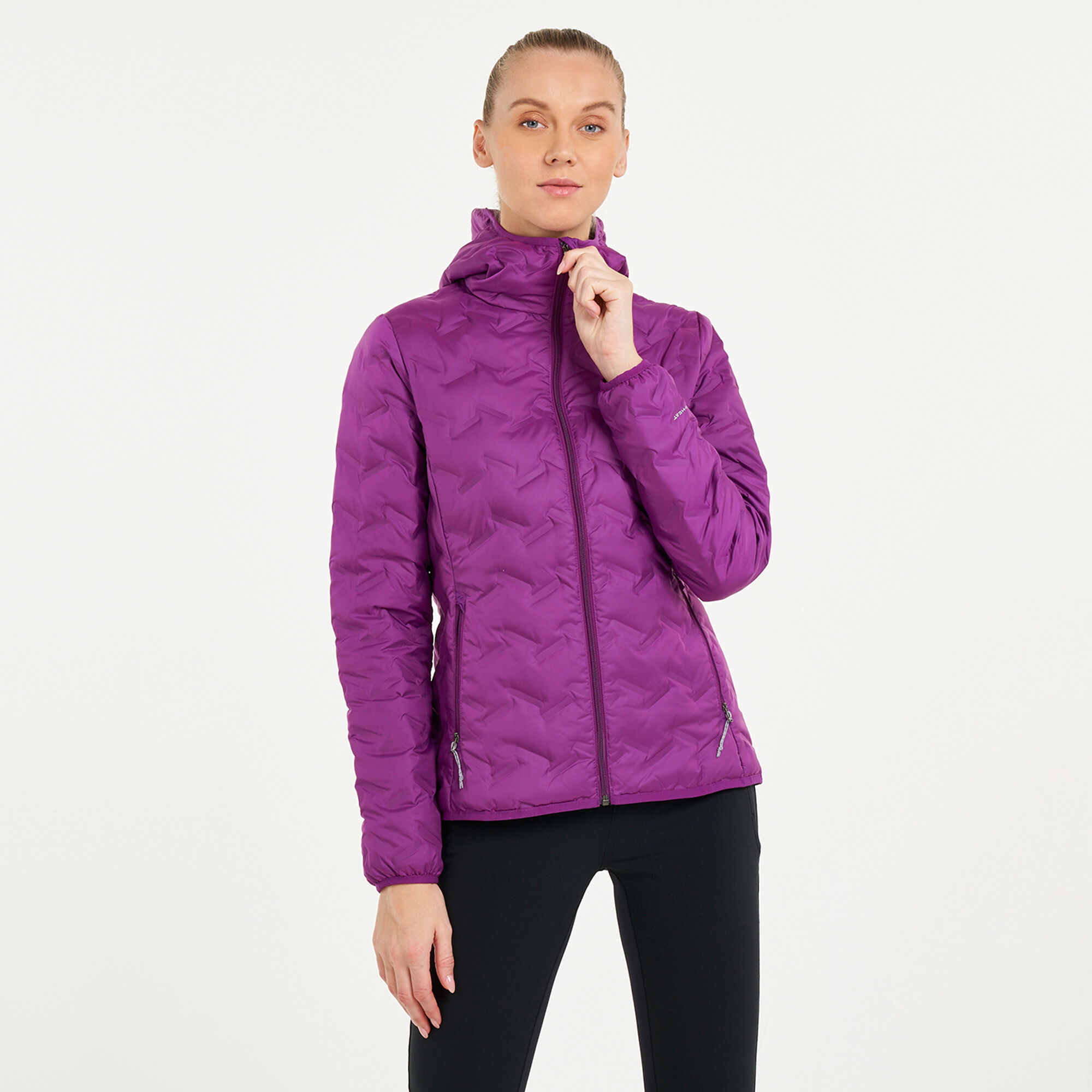 Columbia Sportswear Jacket Small Purple Women Full Zip Hooded Nylon  Athletic