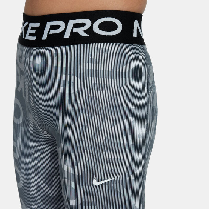 Nike Kids' Pro Dri-FIT Sport VNR Leggings Grey Nike Kids' Pro Dri-FIT Sport VNR Leggings Grey image number 4