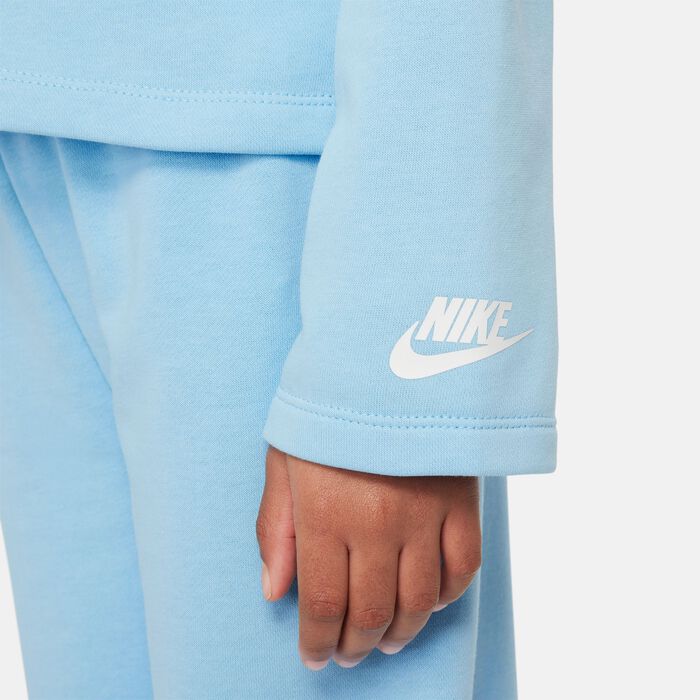 Nike Kids' Floral Hoodie Blue Nike Kids' Floral Hoodie Blue image number 2