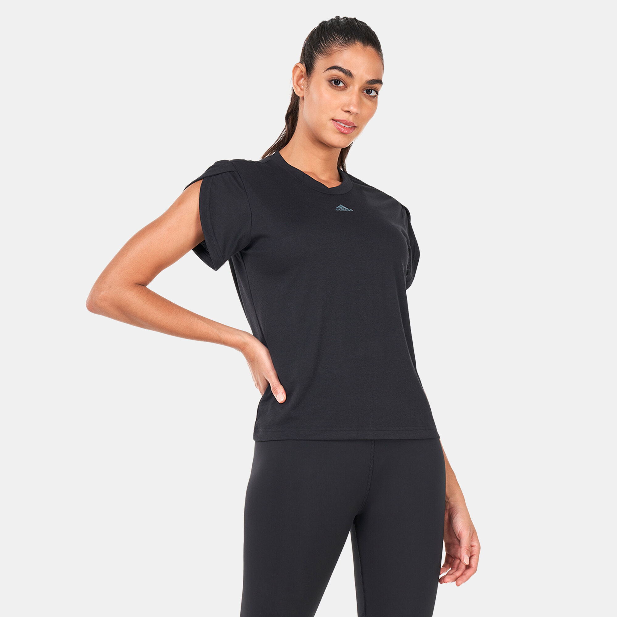 Adidas fitness t shirt clearance