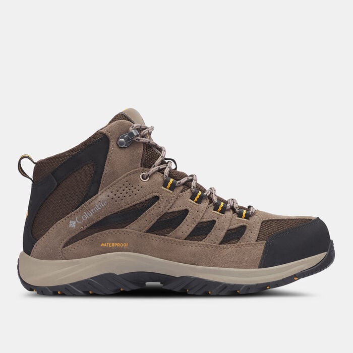 Columbia Men's Crestwood II Mid Waterproof Hiking Shoes Brown Columbia Men's Crestwood II Mid Waterproof Hiking Shoes Brown image number 0