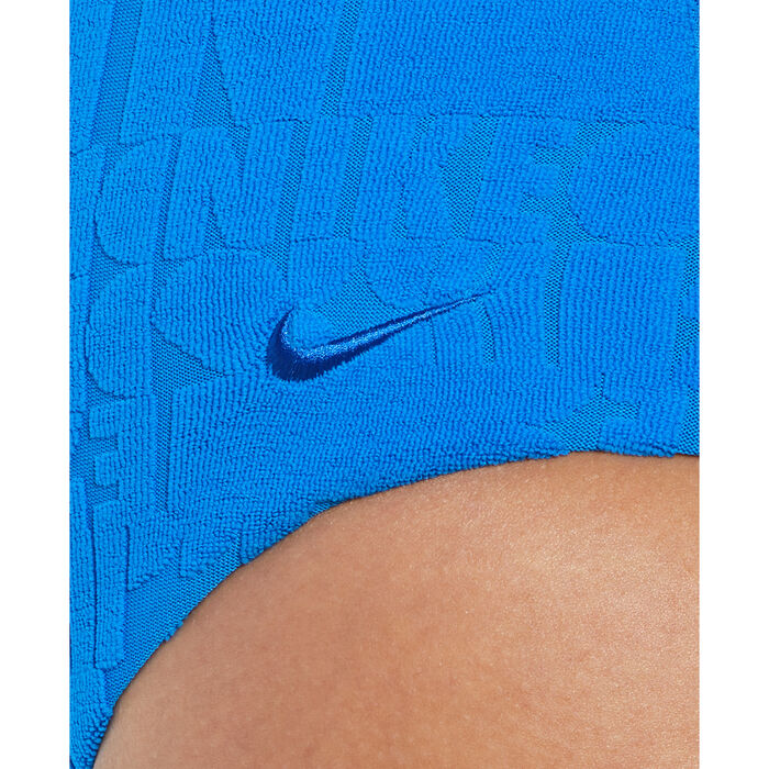 Nike Swim Women's Swim Retro Flow T-Back One-Piece Swimsuit Blue Nike Swim Women's Swim Retro Flow T-Back One-Piece Swimsuit Blue image number 3