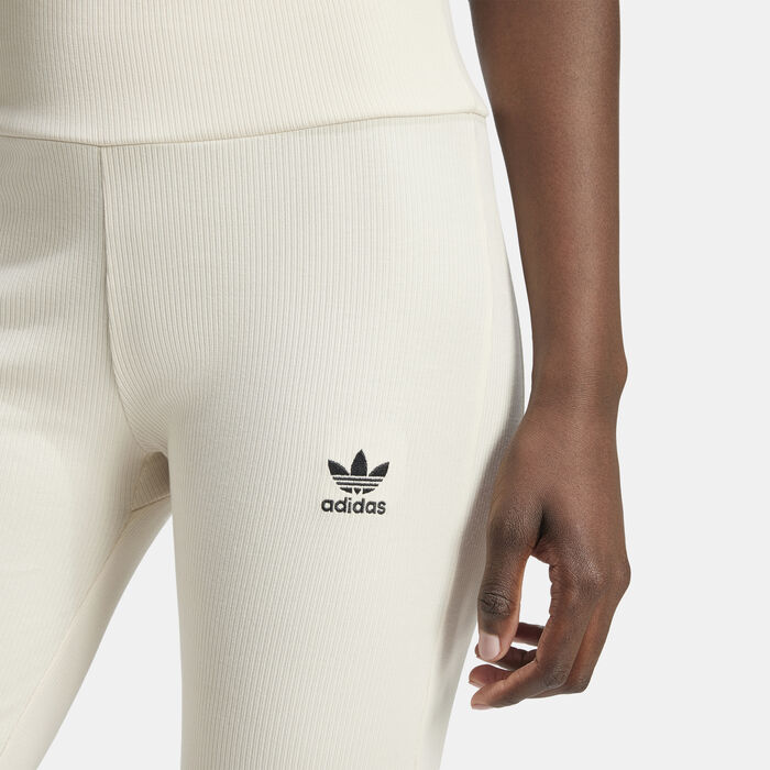 adidas Originals Women's Essentials Flared Leggings Beige image number 3
