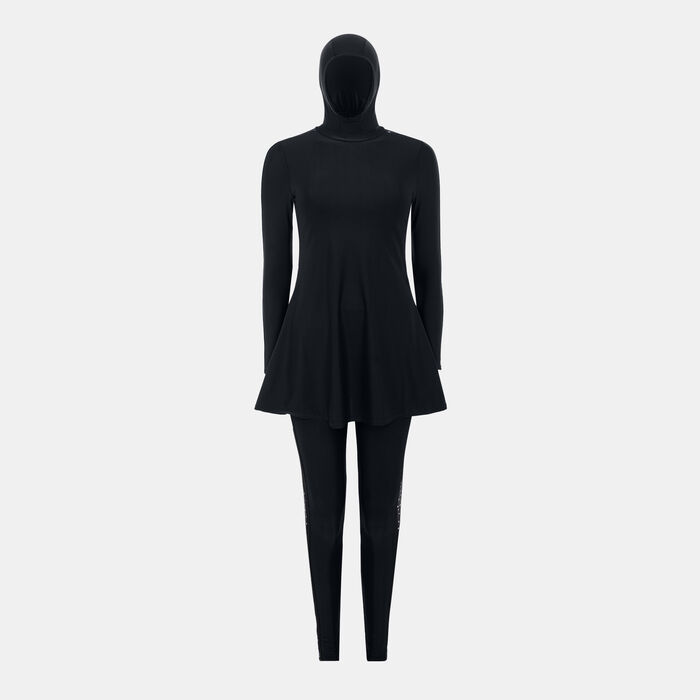 Sun and Sand Sports Women's Modest 3-Piece Swimsuit Black Sun and Sand Sports Women's Modest 3-Piece Swimsuit Black image number 0