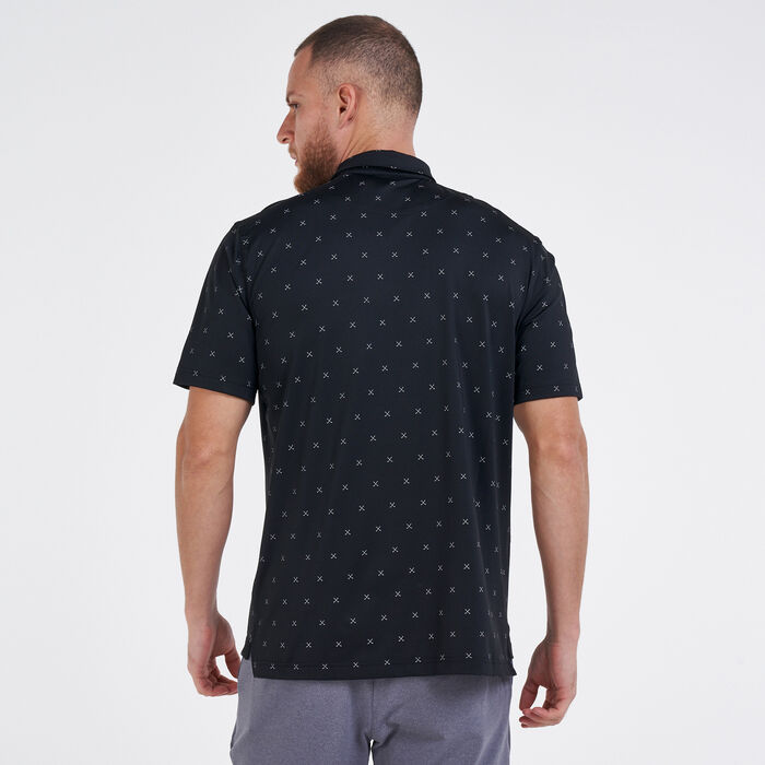 Nike Golf Men's Golf Dri-FIT Printed Polo Shirt Black Nike Golf Men's Golf Dri-FIT Printed Polo Shirt Black image number 1