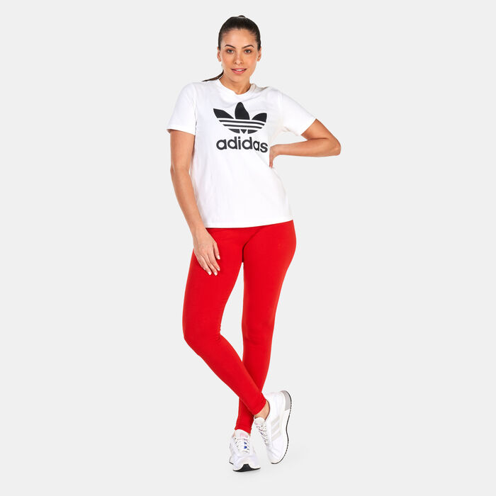 adidas Originals Women's Originals Leggings Red adidas Originals Women's Originals Leggings Red image number 2
