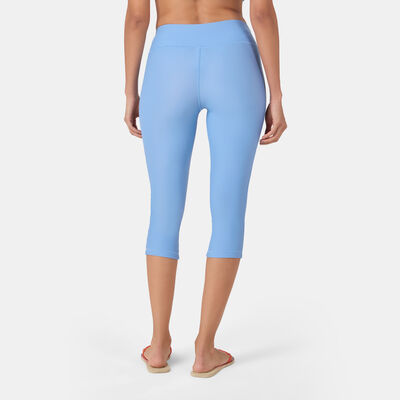 COEGA Women's 3/4 Swimming Leggings Blue COEGA Women's 3/4 Swimming Leggings Blue