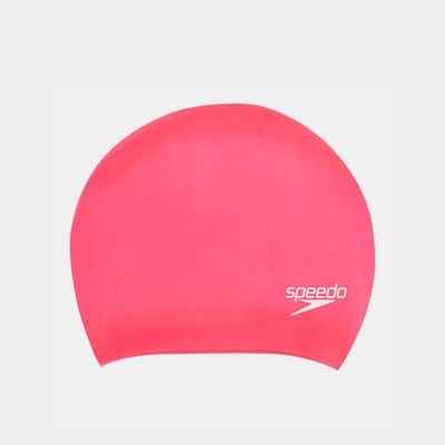 Speedo Long Hair Swimming Cap Pink Speedo Long Hair Swimming Cap Pink