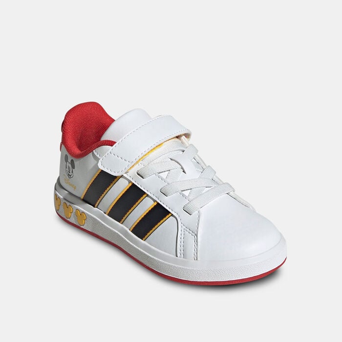 adidas Kids' Disney Mickey Mouse Grand Court Shoes White adidas Kids' Disney Mickey Mouse Grand Court Shoes White image number 1