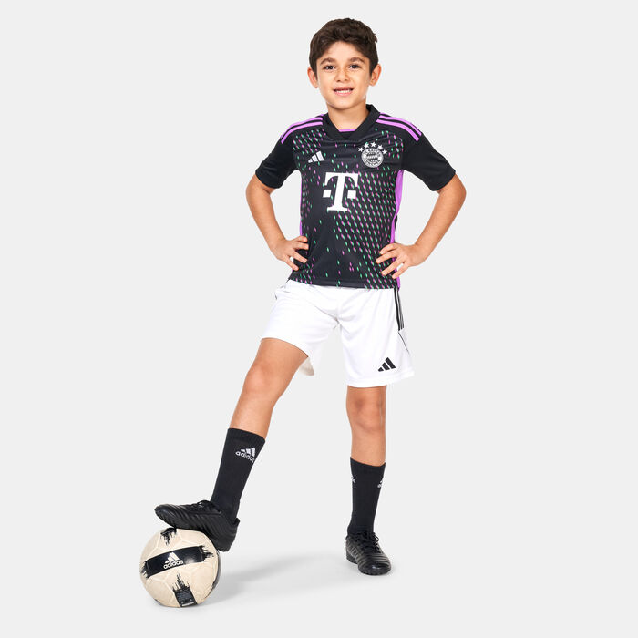 adidas Kids' FC Bayern Munich Away Jersey - 2023/24 Black adidas Kids' FC Bayern Munich Away Jersey - 2023/24 Black image number 2