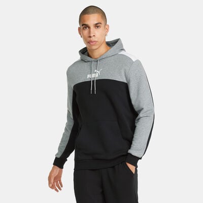PUMA Men's Essentials+ Block Hoodie Black PUMA Men's Essentials+ Block Hoodie Black
