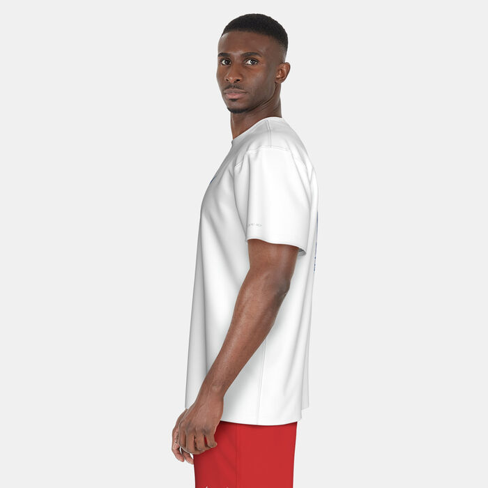 Nike Swim Men's Icon Hydro Rashguard White image number 3