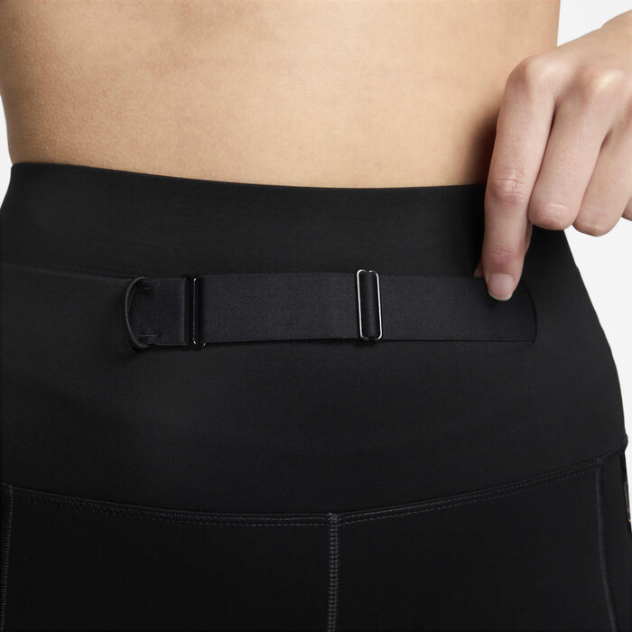 Nike Women's Trail Go 7/8 Running Leggings Black Nike Women's Trail Go 7/8 Running Leggings Black image number 6