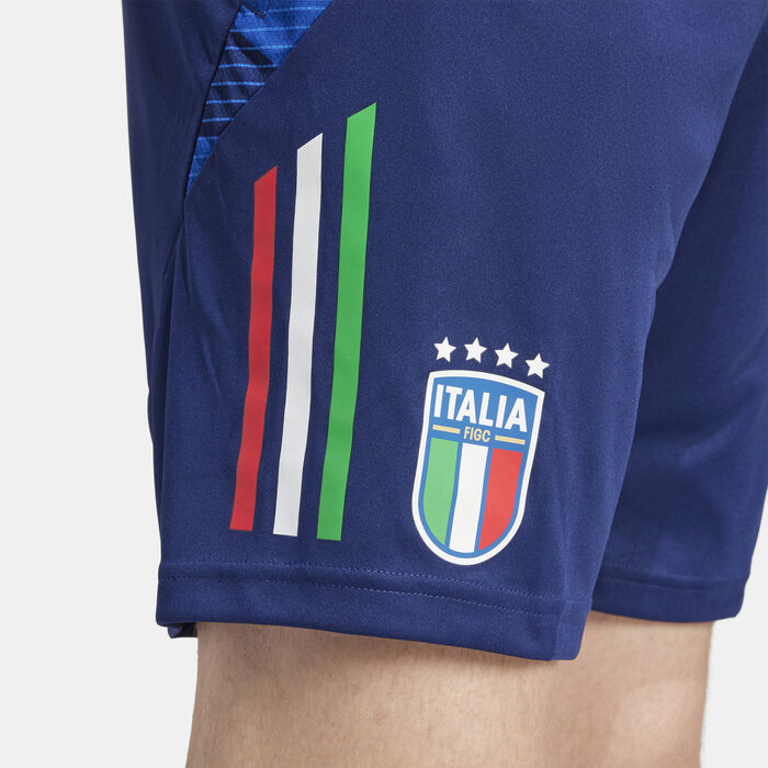adidas Men's Italy Tiro Competition Training Football Shorts - 2024 Blue image number 3