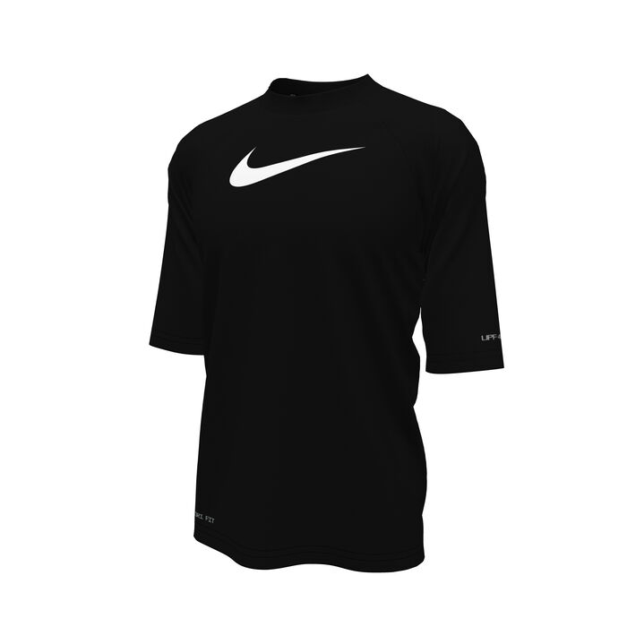 Nike Swim Kids' Hydroguard Swimming T-Shirt Black Nike Swim Kids' Hydroguard Swimming T-Shirt Black image number 0