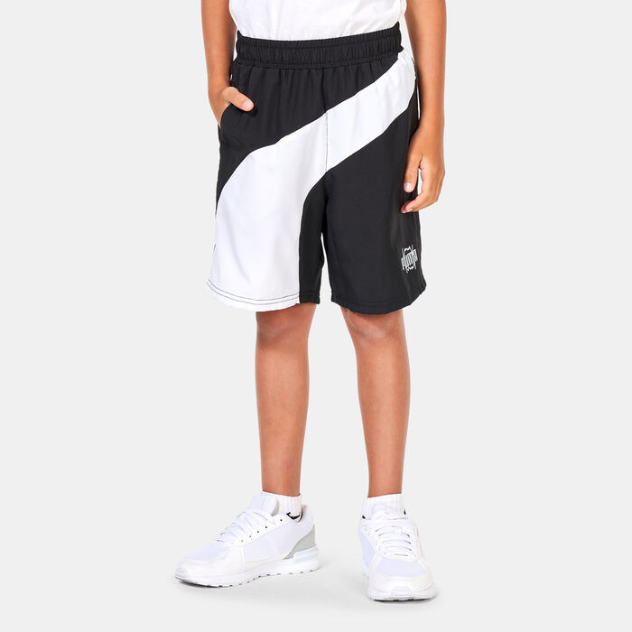 PUMA Kids' Clyde Basketball Shorts Black PUMA Kids' Clyde Basketball Shorts Black image number 0