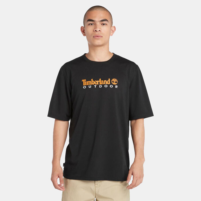 Timberland Men's UV Protection Outdoor Graphic T-Shirt Black Timberland Men's UV Protection Outdoor Graphic T-Shirt Black image number 0