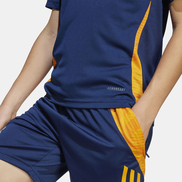 adidas Kids' Real Madrid Tiro 24 Competition Football Training Top Blue adidas Kids' Real Madrid Tiro 24 Competition Football Training Top Blue image number 4