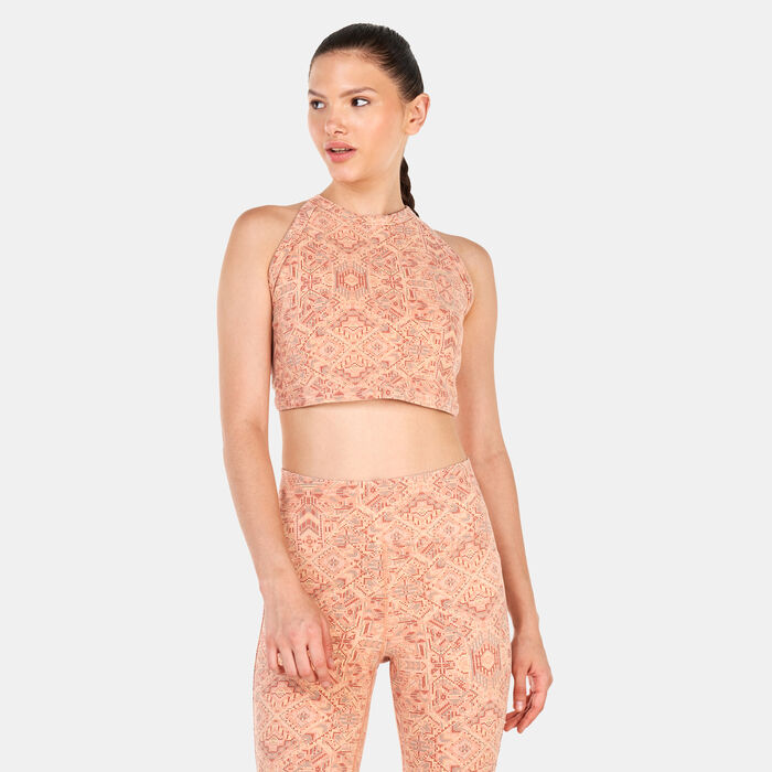 prAna Women's Bohemia Hill Crop Top Brown image number 0