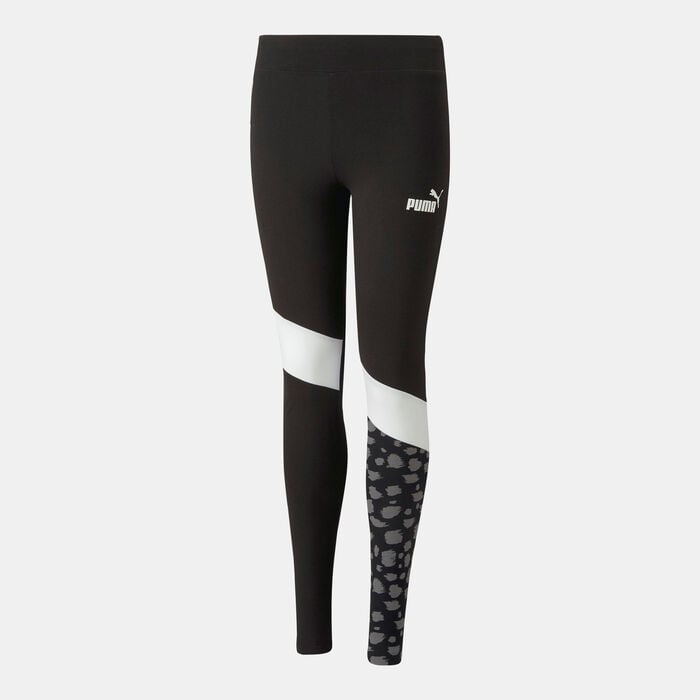 PUMA Kids' Essentials Animal-Block Leggings Black PUMA Kids' Essentials Animal-Block Leggings Black image number 0