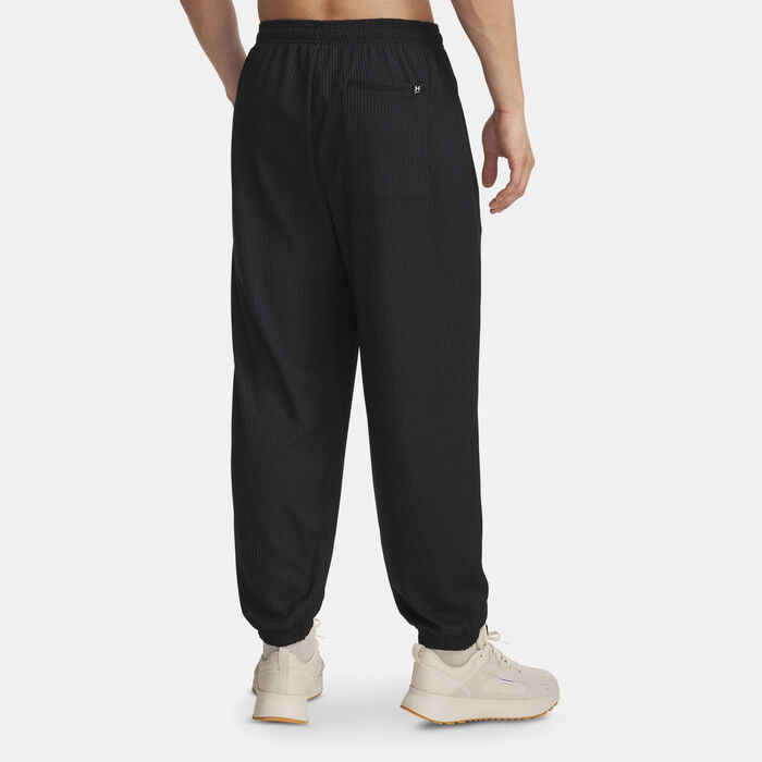 Under Armour Men's Rival Waffle Sweatpants Black Under Armour Men's Rival Waffle Sweatpants Black image number 1