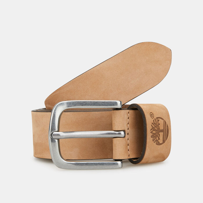 Timberland Men's Nubuck Leather Belt yellow image number 0