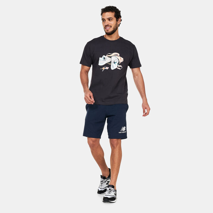 New Balance Men's Athletics Jacob Rochester Tote T-Shirt Blue New Balance Men's Athletics Jacob Rochester Tote T-Shirt Blue image number 2