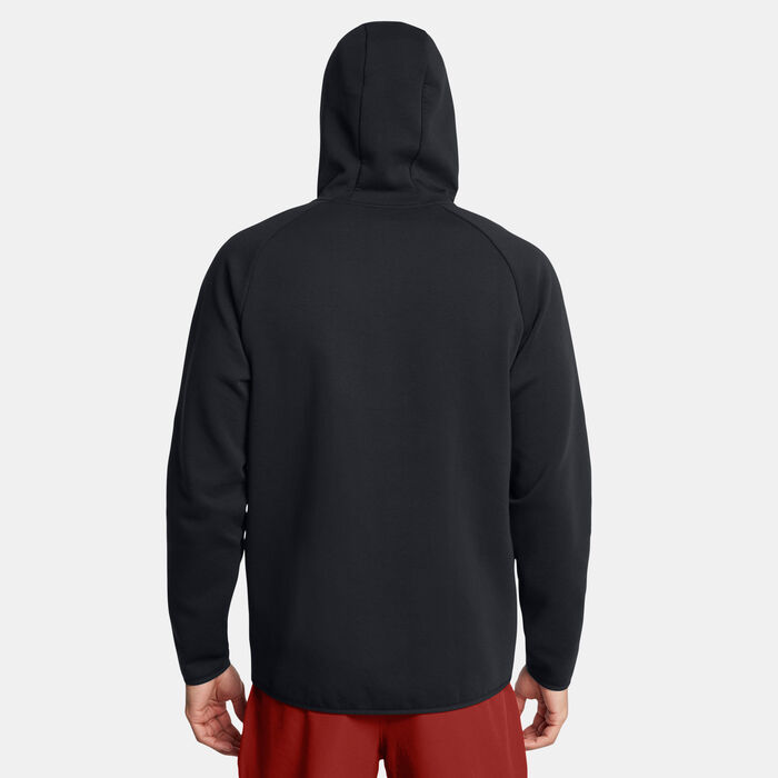 Under Armour Men's Unstoppable Fleece Full-Zip Hoodie Black Under Armour Men's Unstoppable Fleece Full-Zip Hoodie Black image number 3