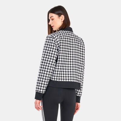adidas Originals Women's Houndstooth Jacket Black adidas Originals Women's Houndstooth Jacket Black