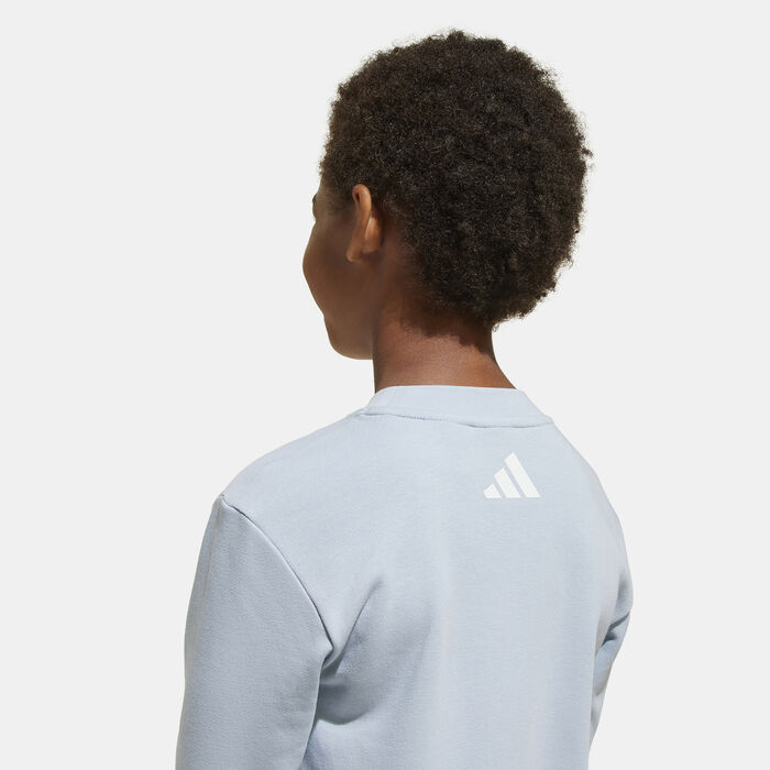 adidas Kids' Smileyworld Joggers Set Blue image number 4