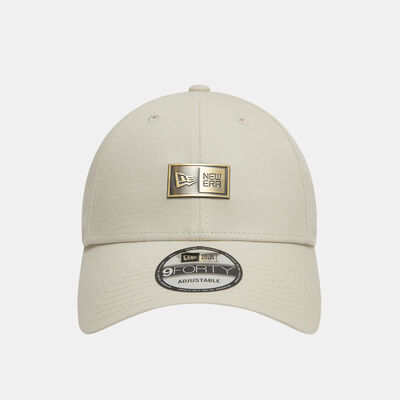 New Era Men's Badge 9FORTY Adjustable Cap Beige New Era Men's Badge 9FORTY Adjustable Cap Beige