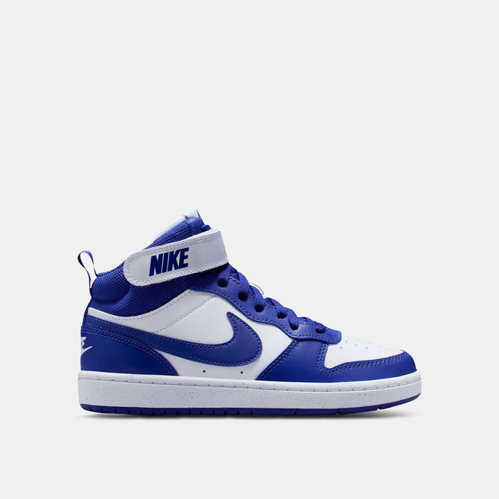 Nike Kids' Court Borough Mid 2 Shoes White image number 0