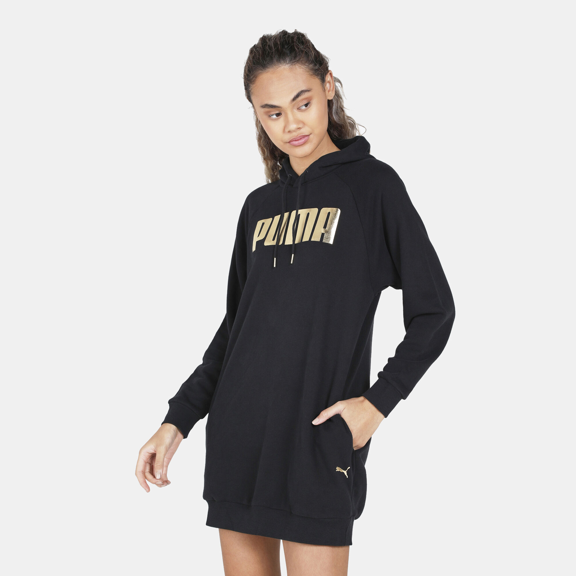 Buy PUMA Women s Holiday Pack Sweat Dress Black in KSA SSS
