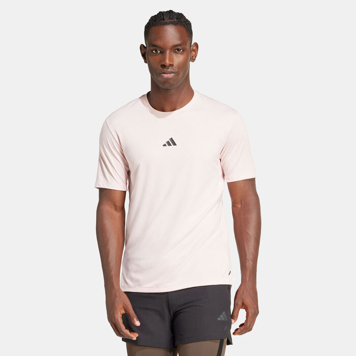 adidas Men's Power Training T-Shirt Pink adidas Men's Power Training T-Shirt Pink image number 0