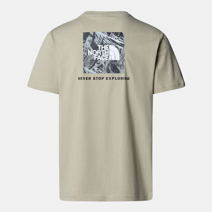 The North Face Men's Redbox Graphic T-Shirt Grey The North Face Men's Redbox Graphic T-Shirt Grey image number 1